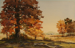 Colorful fall landscape