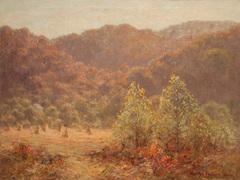 Corn Shocks in Autumn