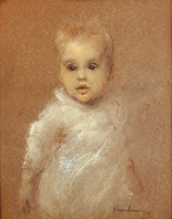 Portrait of Jessie Brayton as a baby