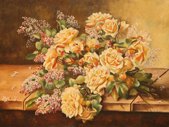 Mixed Bouquet; Roses and Lilacs