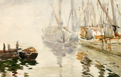 Fog on the Shrimp Boats