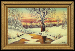 Warm Tones of a Winter Sky