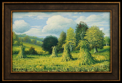 Cornshocks and Pumpkins