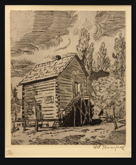Old Log Jail, Nashville, IN by Arthur Humpal
