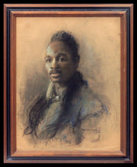Portrait of an African American Gentleman by Glenn Cooper Henshaw