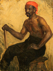 Black Male Figural Study