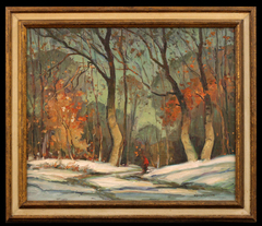 Winter Landscape with Figure